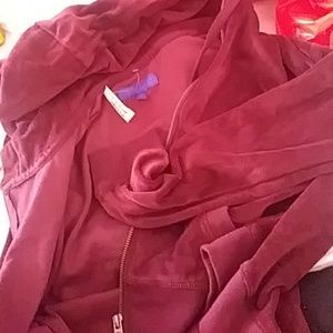 Red aeropostale cropped jacket